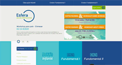 Desktop Screenshot of escolaesfera.com.br